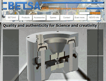 Tablet Screenshot of betsa.fr